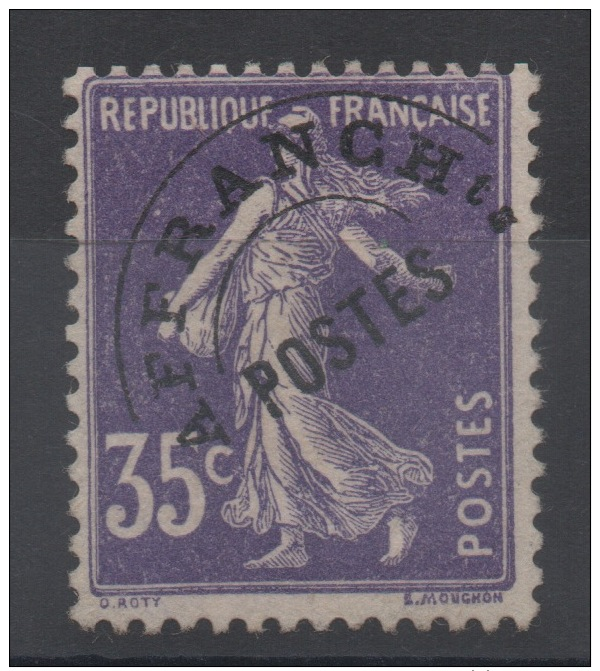 FRANCE - YT Préo N° 62 - Neuf ** - MNH - Cote 235,00 € - 1893-1947