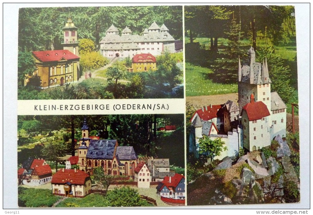 Oederan -  Klein-Erzgebirge - Sachsen - AK DDR 1978 - Gelaufen Mit Briefmarke - Miniature-Ausstellung - Oederan