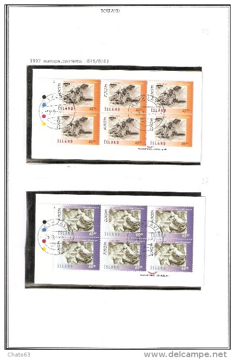 Islandia. COLECCION AÑOS 1973 AL 2009. INCLUYE HB. Nº 1 y 2. cat +1500&euro;.