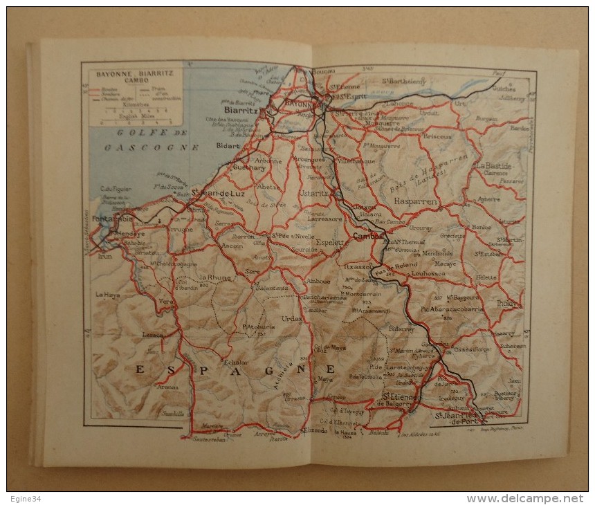 Guides Diamant - BIARRITZ - PAYS BASQUE -1921- Bayonne, St Jean de Luz, Hendaye, Fontarabie, Cambo, St Jean Pied de Port