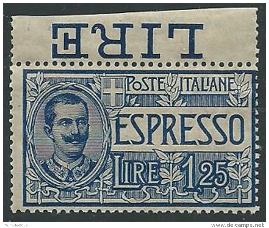 1925-26 REGNO ESPRESSO 1,25 LIRE MNH ** - ED21-7 - Exprespost
