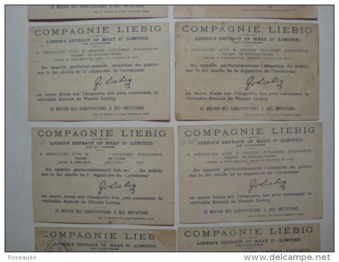 Liebig - Scènes populaires - Série S.76 -1878 - série complète de 12 chromos en TTBE - RR - cote élevée (lot21)