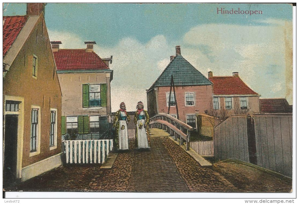 Cpa, Hindeloopen (Pays-Bas), Animée - Hindeloopen