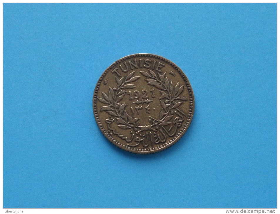 1921 - BON POUR 2 Francs / KM 248 ( Uncleaned - For Grade, Please See Photo ) ! - Tunisie