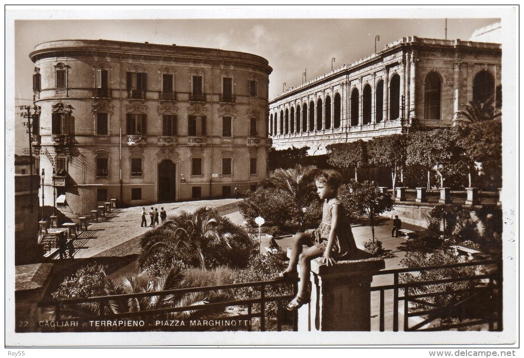 Sardegna-cagliari-cagliari Terrapieno Piazza Marghinotti - Cagliari