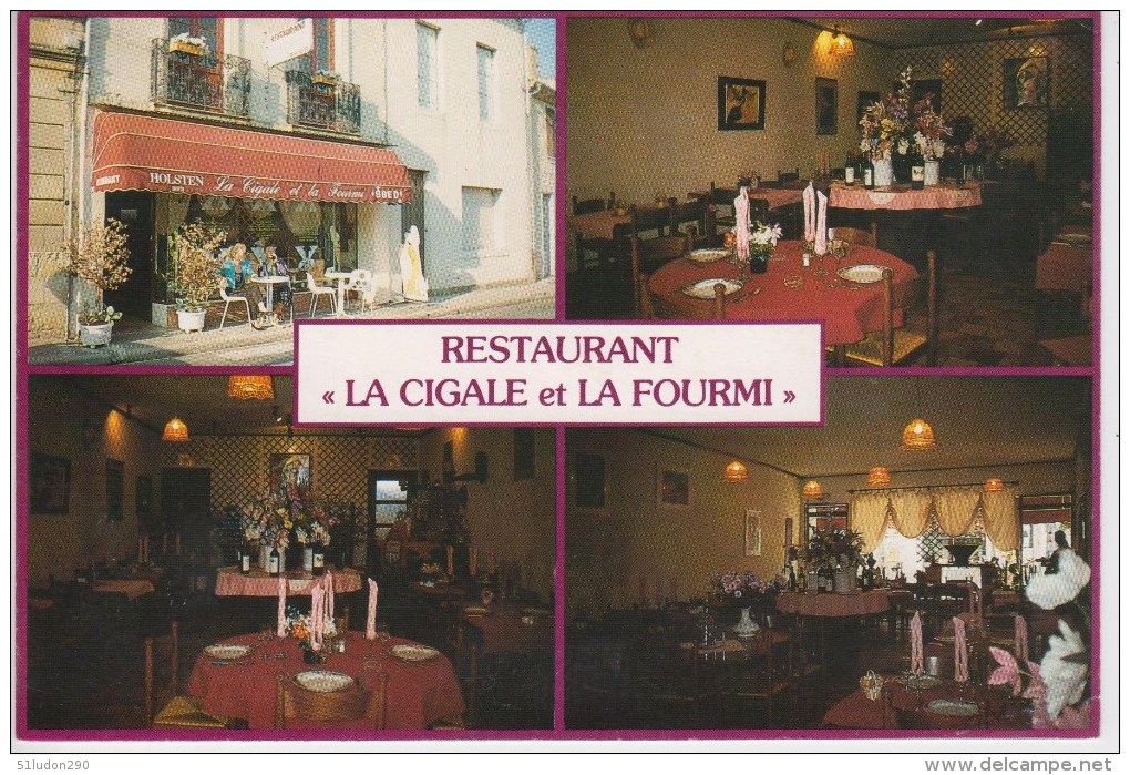 CPSM Lesparre -St Trélody - Restaurant "La Cigale Et La Fourmi" - Lesparre Medoc