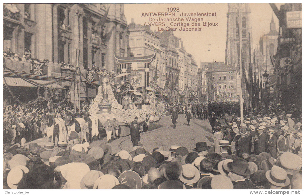 Antwerpen Juweelenstoet 1923 De Japansche Wagen (pk18702) - Antwerpen