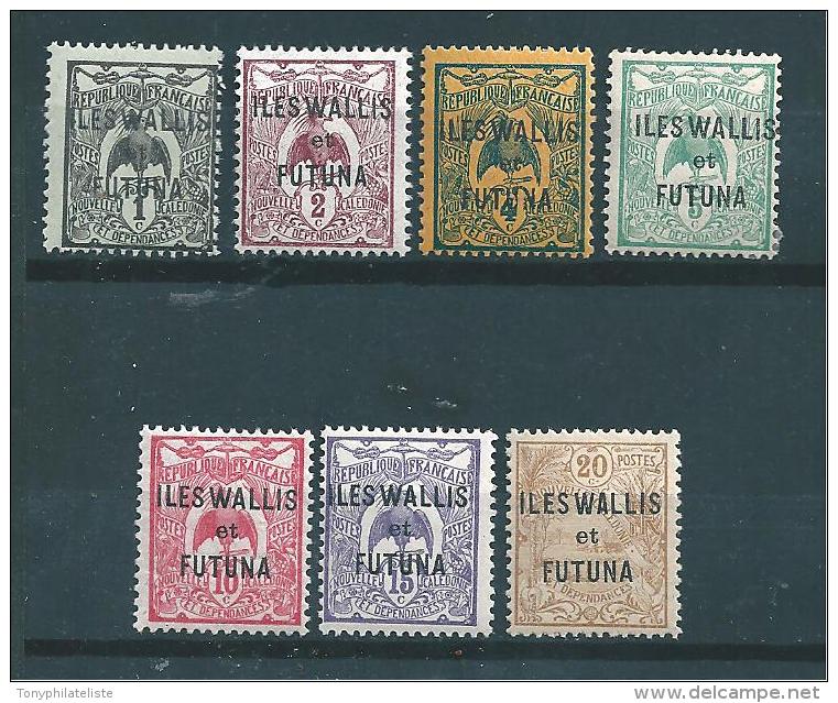 Timbres De Wallis Et Futuna  Timbres  De 1920  N°1  A  7  Neuf - Nuevos