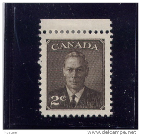 CANADA 1950,# 290, K G V1 Era, POSTES-POSTAGE OMITTED ISSUE, Single   MNH - Neufs