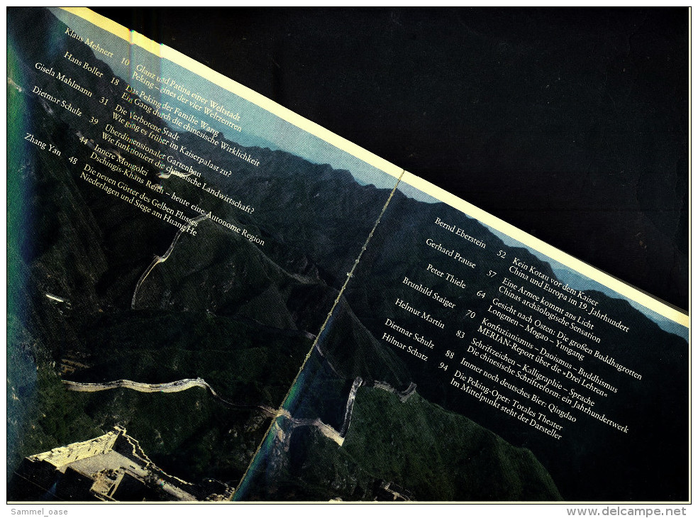 Merian Illustrierte  -  China : Peking Und Der Norden  -  Immer Noch Deutsches Bier : Quingdao  -  Von 1981 - Viaggi & Divertimenti