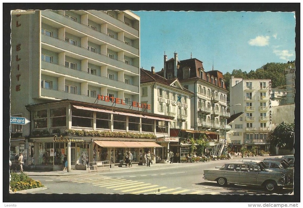 BRUNNEN SZ Hotel Elite Du Lac Hirschen Alfa Garni 1965 - Autres & Non Classés