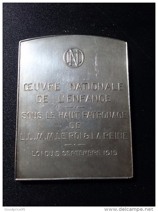 MEDAILLE: OEUVRE NATIONALE DE L'ENFANCE - Firma's