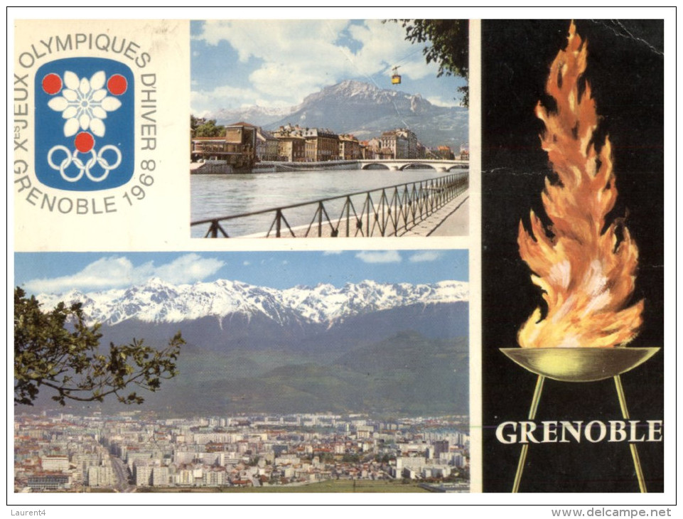 (345 M+S) France - Jeux Olympique De 1968  - Grenoble - Jeux Olympiques
