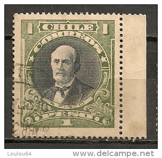 Timbres - Amérique - Chili - 1915-1928 - 1 Peso - - Chile