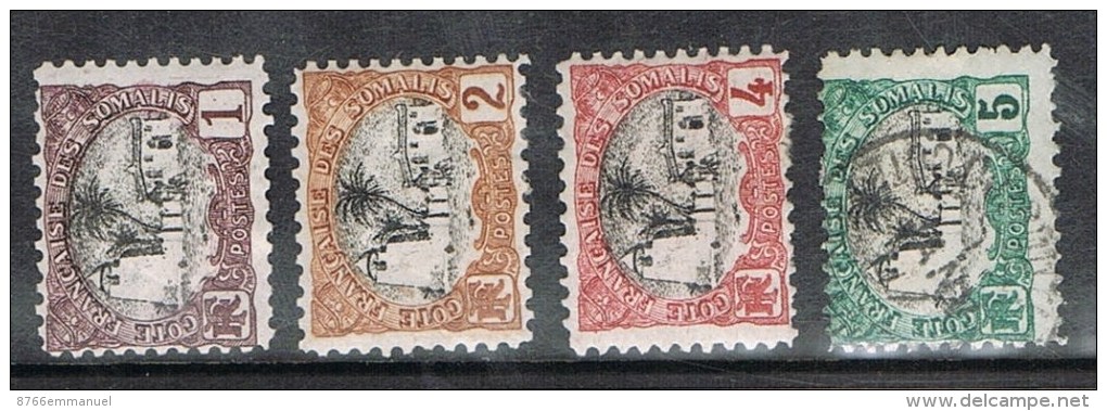 COTE DES SOMALIS PETIT LOT - Unused Stamps
