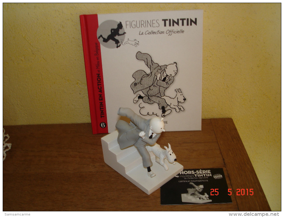 EDITION MOULINSART   HORS SERIE    TITIN EN ACTION ET MILOU EN BELGIQUE DANS TINTIN ET L'OREILLE CASSEE - Tintin