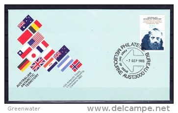 AAT 1983 Antarctic Treaty 1v FDC (21891) - FDC