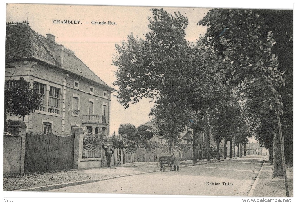 Carte Postale Ancienne De CHAMBLEY - Chambley Bussieres