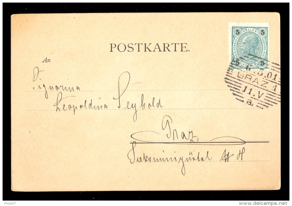 Hans Zatzka Ueberraschung/ A. Ackermann, No. 966 / Year 1901 / Old Postcard Circulated - Zatzka