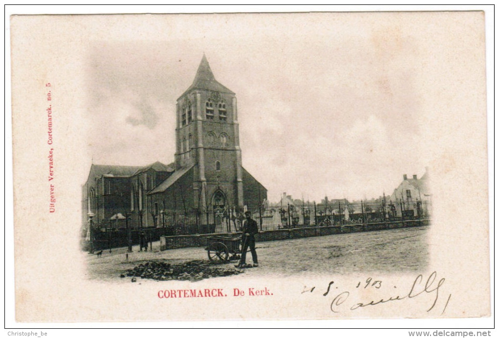 Kortemark, Cortemarck, De Kerk (pk20259) - Kortemark