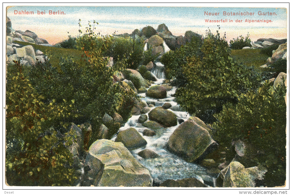 Dahlem Bei Berlin. Neuer Botanischer Garten Old Postcard Unused Bb - Dahlem