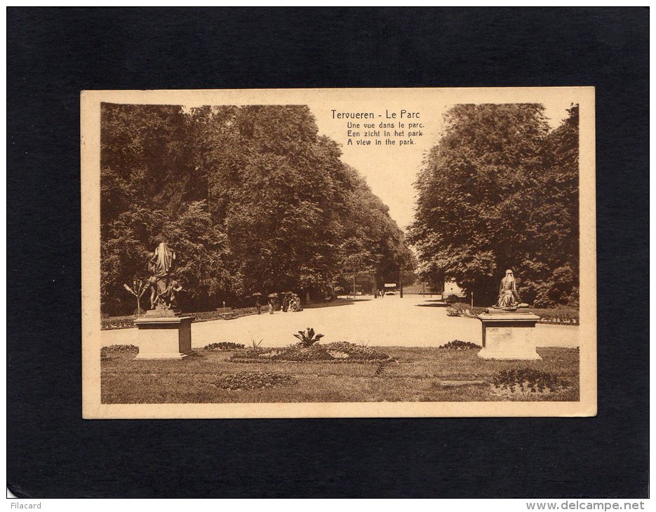 54261     Belgio,    Tervueren,  Le  Parc,  Une Vue Dans Le Parc,  VG  1928 - Tervuren