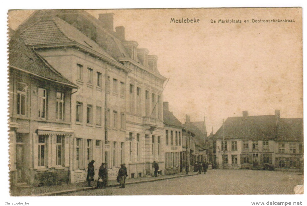 Meulebeke, De Marktplaats En Oostroosebekestraat (pk20280) - Meulebeke