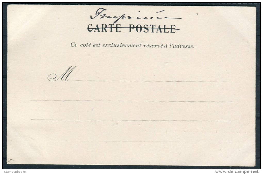 M. Combes M-T.M Depose Paris Moloch High LifeTailor Postcard / French Satrical - Humour