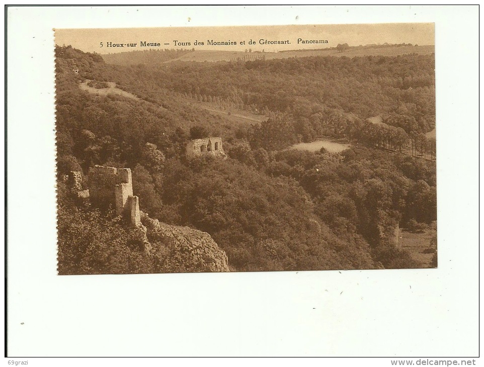 Houx Sur Meuse  Tour Des Monnaies Et De Géronsart Panorama - Yvoir