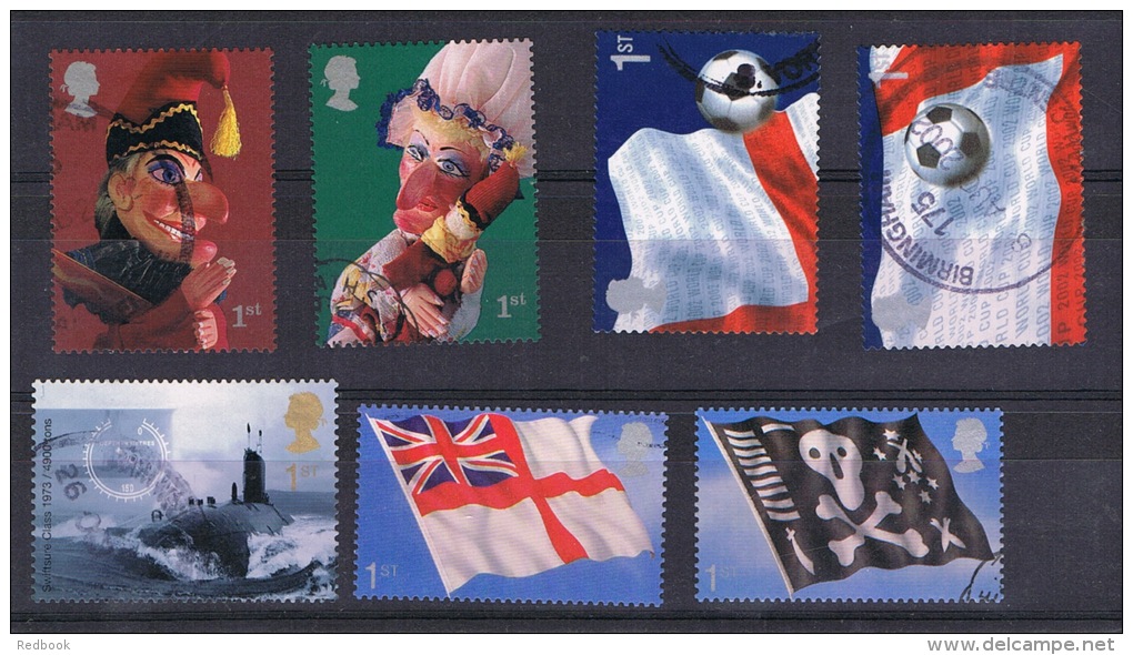 RB 1040 - 7 Good To Fine Used - GB High Value Commemorative Adhesive Stamps - High Catalogue Value - Unclassified