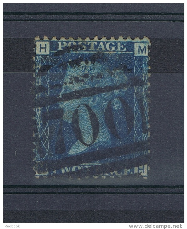 RB 1040 -  GB 1857 - 2d Blue SG 35 (plate 6) - Good Used Stamp Cat &pound;70 - Gebruikt