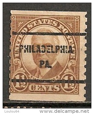 Timbres - Amérique - Etats-Unis - 1923-1926 - 1 1/2 Cents  - - Gebraucht