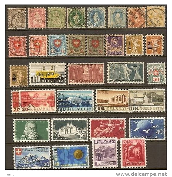 Suisse Petit Lot Haute Valeur (SN 800) - Lotes/Colecciones