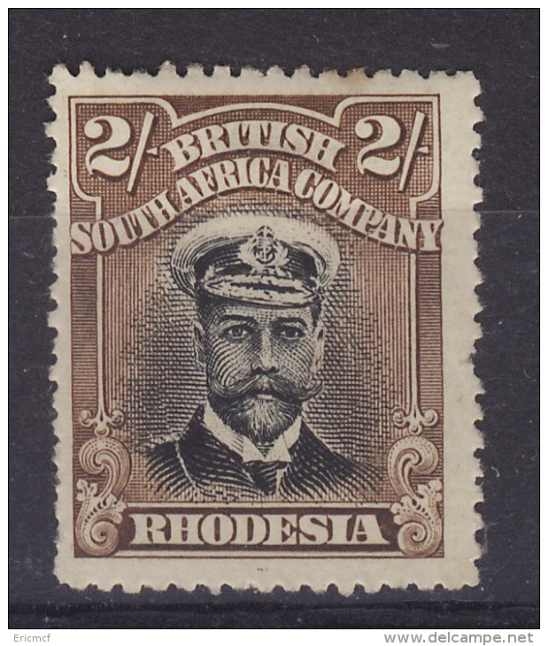 Rhodesia 1913 2s Admiral P15 DieI MH(*) - Northern Rhodesia (...-1963)