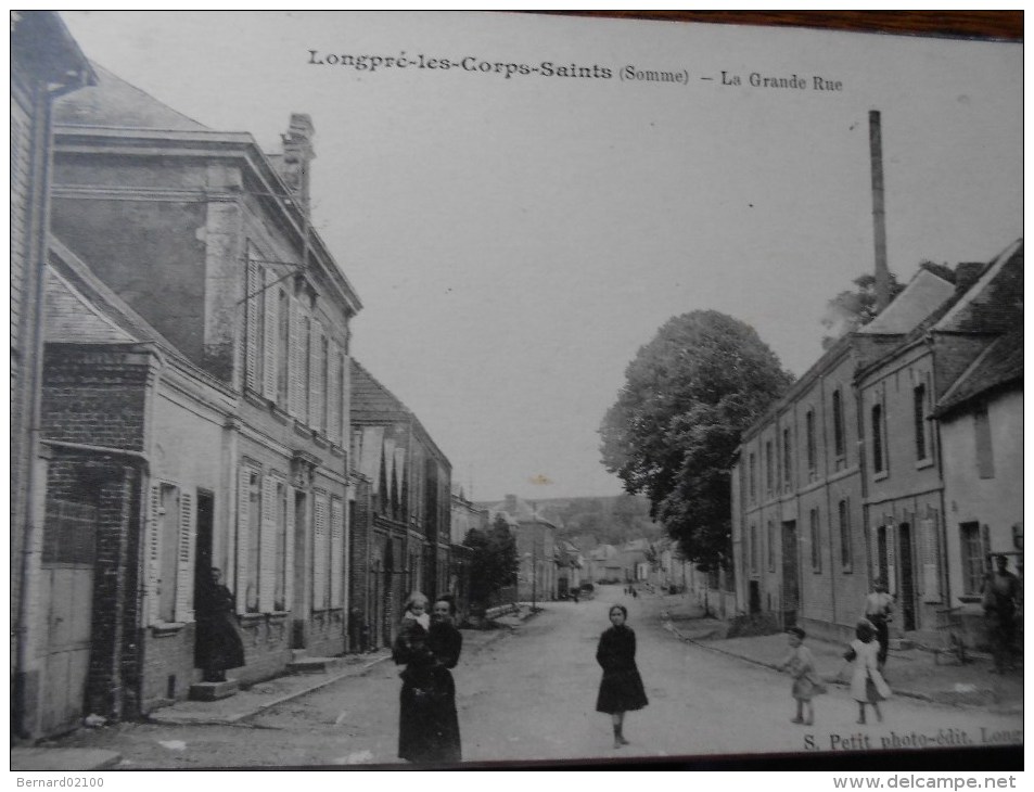 LONGPRE LES CORPS SAINTS (SOMME)  LA GRANDE RUE - Autres & Non Classés