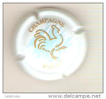 CAPSULE MUSELET CHAMPAGNE BOUZY COQ OR SUR FOND BLEU ET BLANC  (RARE) - Bouzy