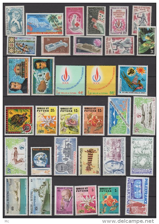 Wallis Et Futuna - Lot  - Timbres Poste Luxe **  + 140 Euros De Cote - Collections, Lots & Series