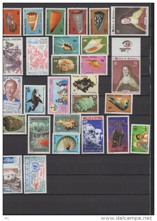 Wallis Et Futuna - Lot  - Timbres Poste Luxe **  + 140 Euros De Cote - Lots & Serien