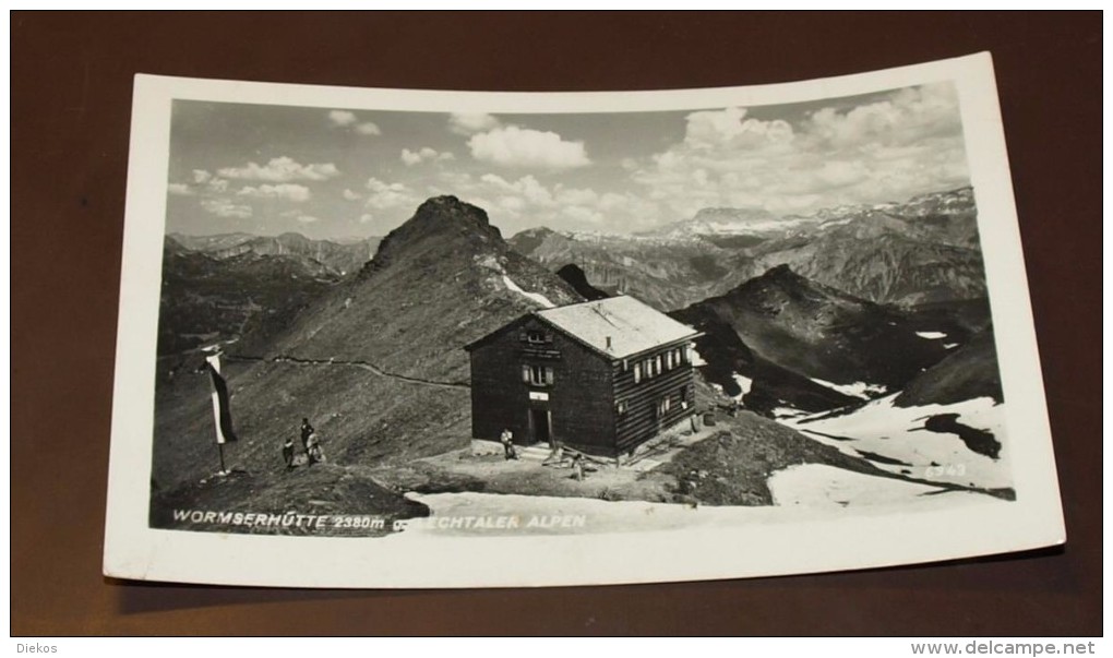 Lechtaler Alpen  Wormser Hütte #AK 5658 - Lechtal