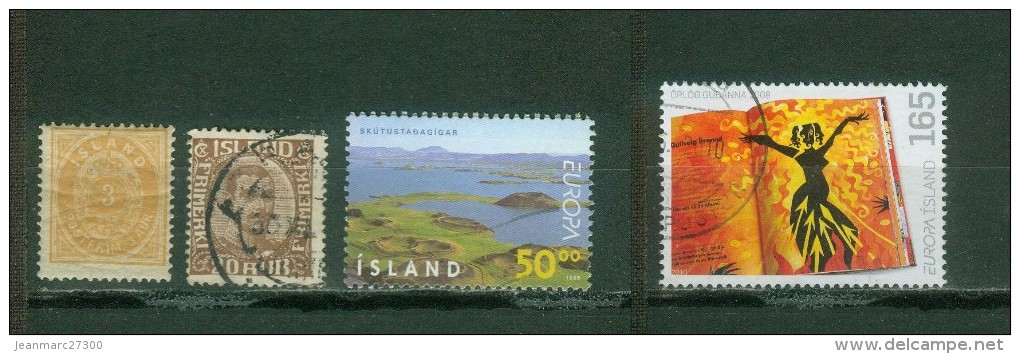 Islande 12A Neuf 107  866 Et 1203 Oblitéré Liquidation 1 - Collections, Lots & Séries