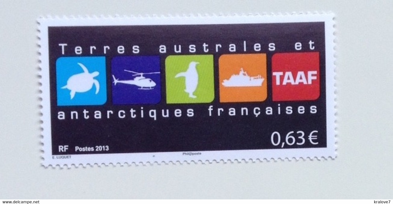 TAAF BLASONS FAUNE BATEAUX 2013 NEUF FSAT FRANCE ANTARCTIC MNH - Unused Stamps