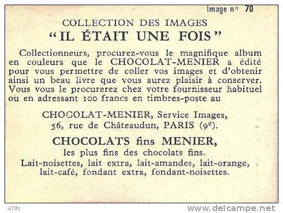Image MENIER N° 70 Par Jean Adrien MERCIER - Album "Il était Une Fois" - Peau D´Âne - 1953 - TBE - Autres & Non Classés