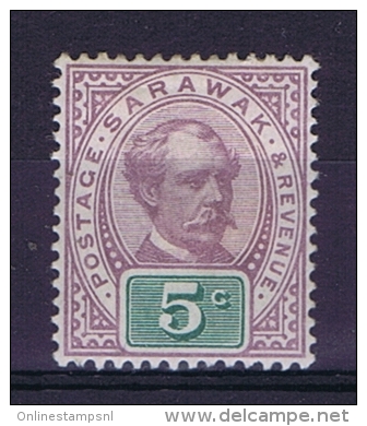 Sarawak 1888  Mi Nr  12 SG 12 MH/*  1921 - Sarawak (...-1963)