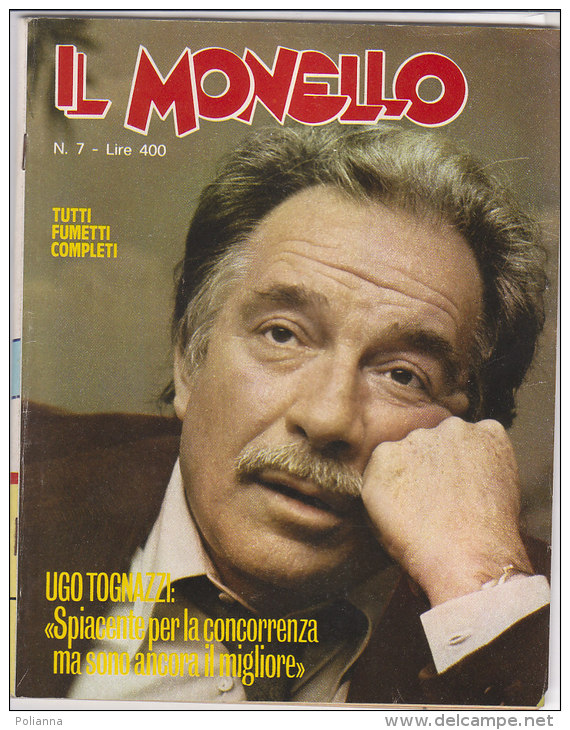 RA#49#07 IL MONELLO Ed.Universo N.7 - 1979/UGO TOGNAZZI/NEW TROLLS/FABRIZIO DE ANDRE'/ENRICO BERUSCHI/MINA - Televisie