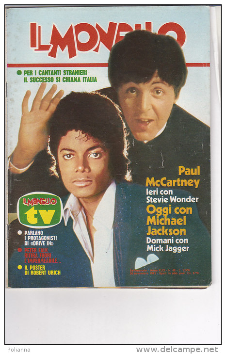 RA#49#26 IL MONELLO Ed.Universo N.48 - 1983/PAUL McCARTNEY/BOY GEORGE/PETER FALK/ANTHONY DELON/POSTER ROBERT URICH/BOXE - Télévision