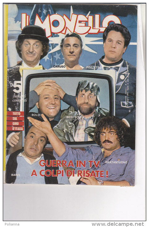 RA#49#31 IL MONELLO Ed.Universo N.20 - 1984/COMICI TV/CELENTANO/EDWIGE FENECH/CICLISMO 67° GIRO D'ITALIA SARONNI MOSER - Televisione
