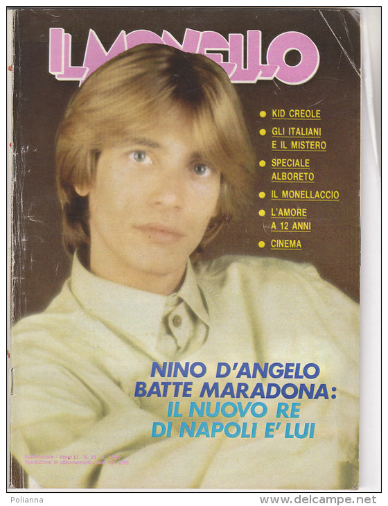 RA#49#33 IL MONELLO Ed.Universo N.31 - 1984/NINO D'ANGELO/KID CREOLE/AUTOMOBILISMO MICHELE ALBORETO - Télévision