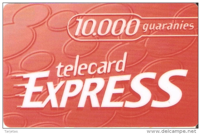 TARJETA DE PARAGUAY DE TELECARD EXPRESS DE10000 GUARANIES - Paraguay