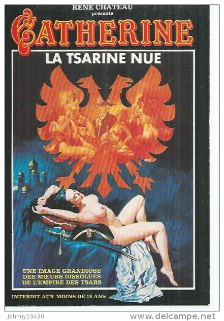 E 285 -     " CATHERINE LA TZARINE NUE " ( NUS - NUE / NU ) - Affiches Sur Carte