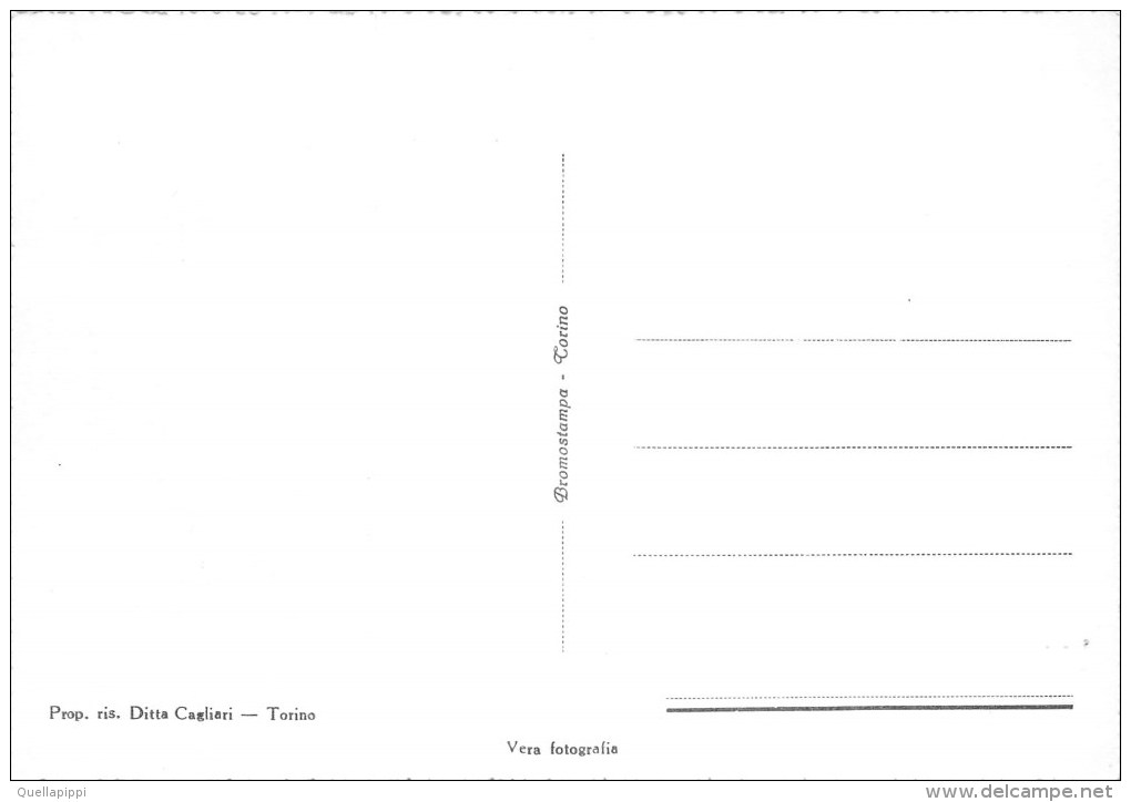 01574 "TORINO - PIAZZA STATUTO". ANIMATA AUTO ANNI '40 TRAMWAY STAZ. TORINO/RIVOLI. CART. ORIGINALE. NON SPEDITA. - Places